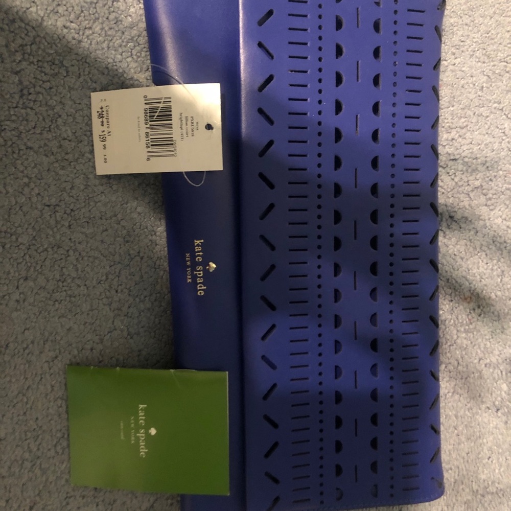 Blue Kate Spade Clutch